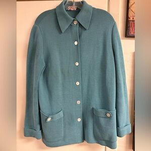 HADLEY - VINTAGE SEAFOAM GREEN Button-Up Cardigan